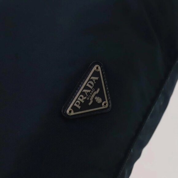 PRADA Backpack Nylon Blue Silver Auth bs26347 - Picture 2 of 15